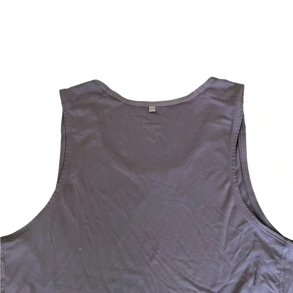 Nike Dri-Fit Grey Muscle Tank Top size L Sport Athletic Women’s - Picture 7 of 9